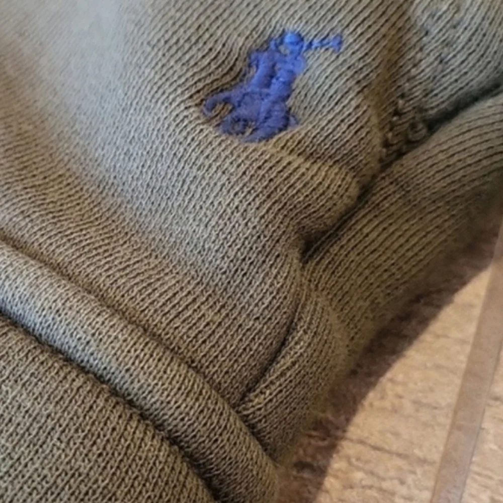 Polo Ralph Lauren Elastic Drawstring Waist Olive Green Joggers, Size 10 - Picture 6 of 11